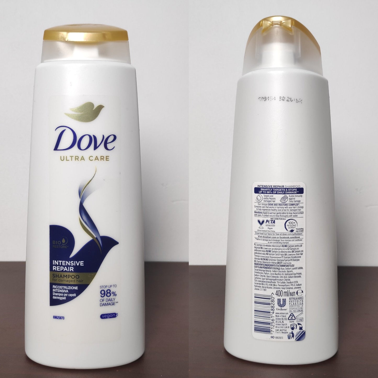 Dove Ultra Care Intense Repair Shampoo 400ml