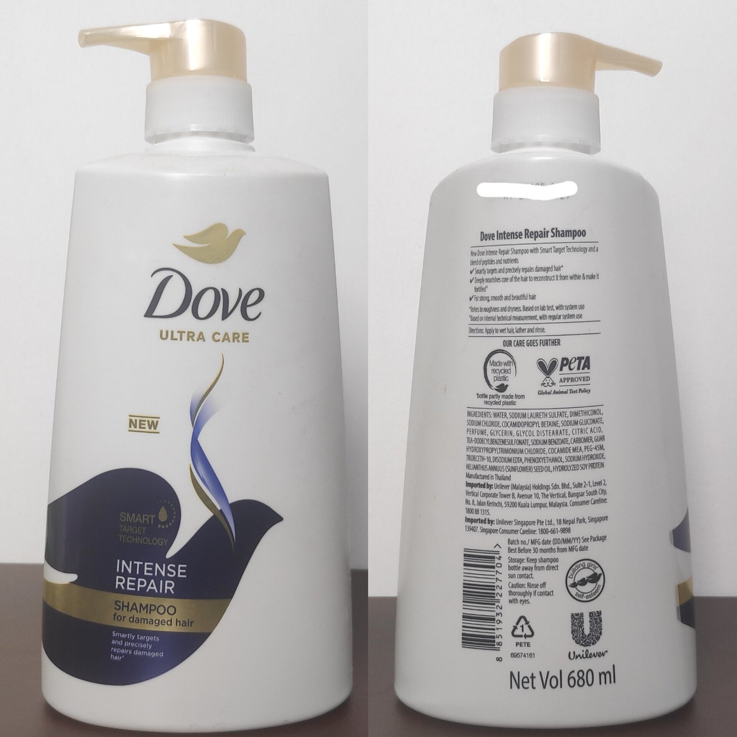 Dove Ultra Care Intense Repair Shampoo 680ml