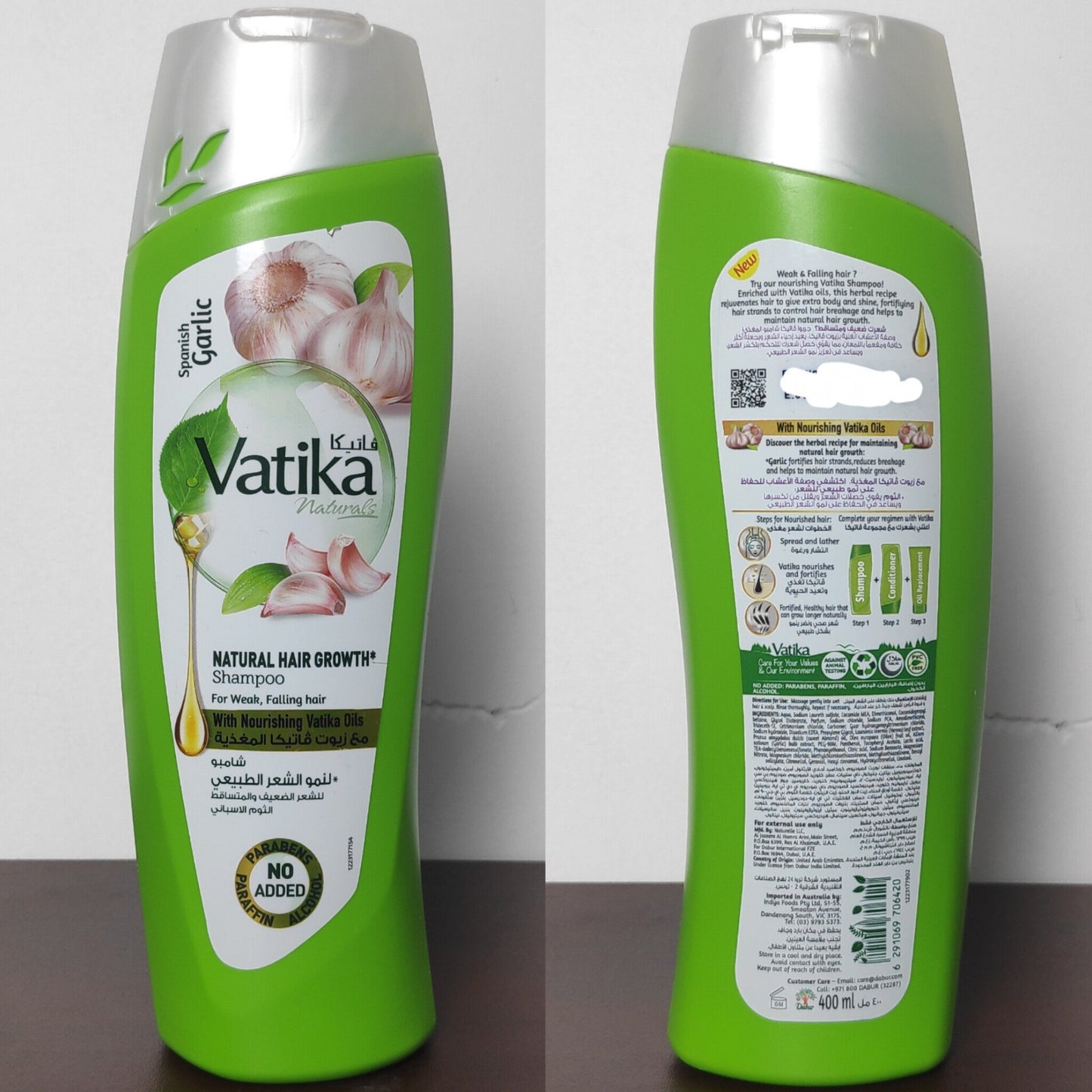 Vatika Natural Hair Growth Garlic Shampoo 400ml