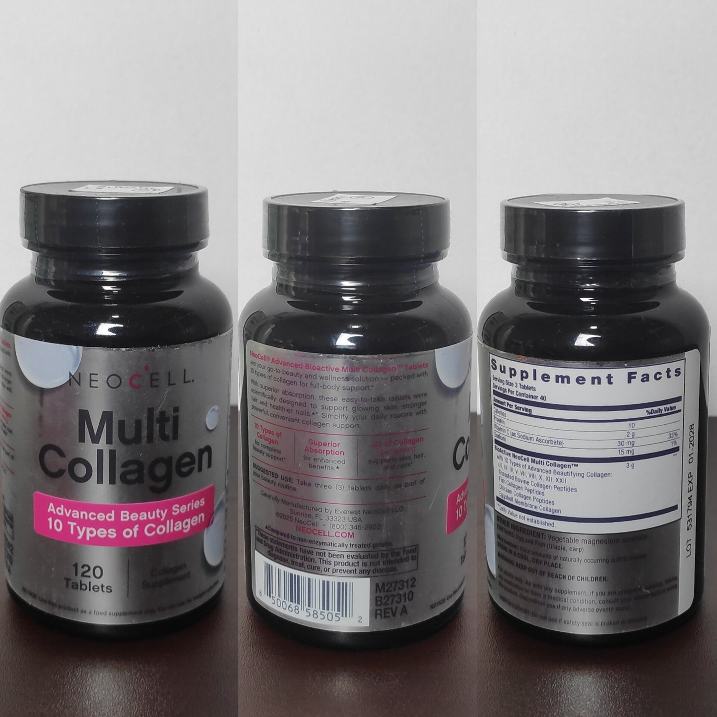 NeoCell Multi Collagen Advanced Beauty Series – 120 Tablets