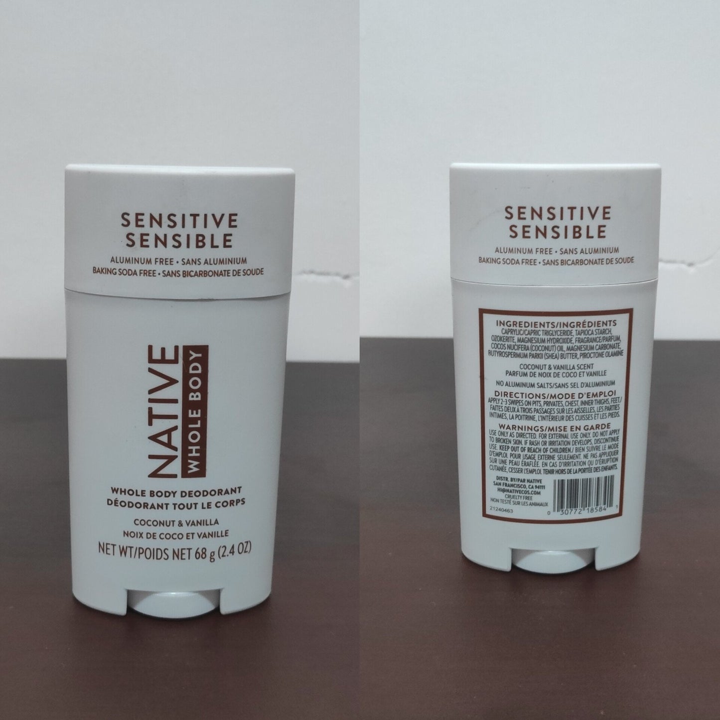 Native Coconut & Vanilla Whole Body Deodorant