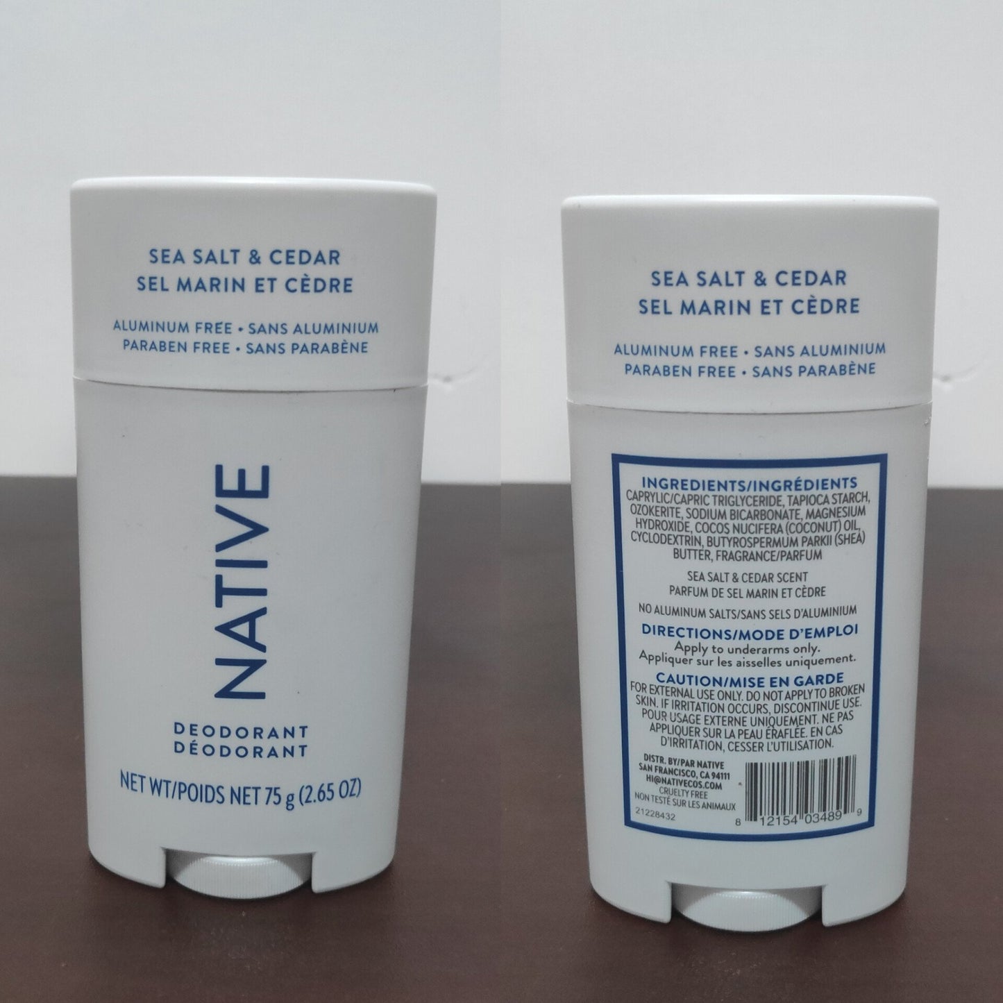 Native Deodorant Sea Salt & Cedar