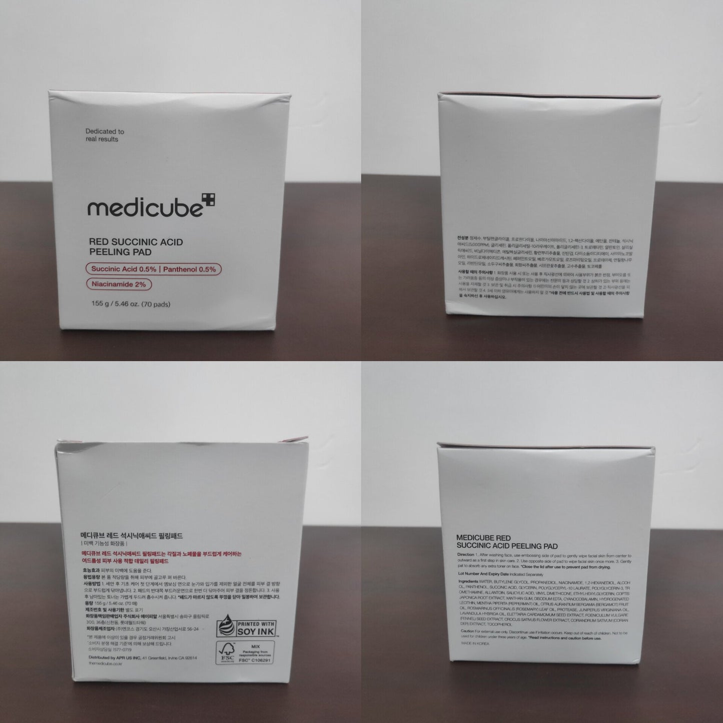 Medicube Red Succinic Acid Panthenol Peeling Pads