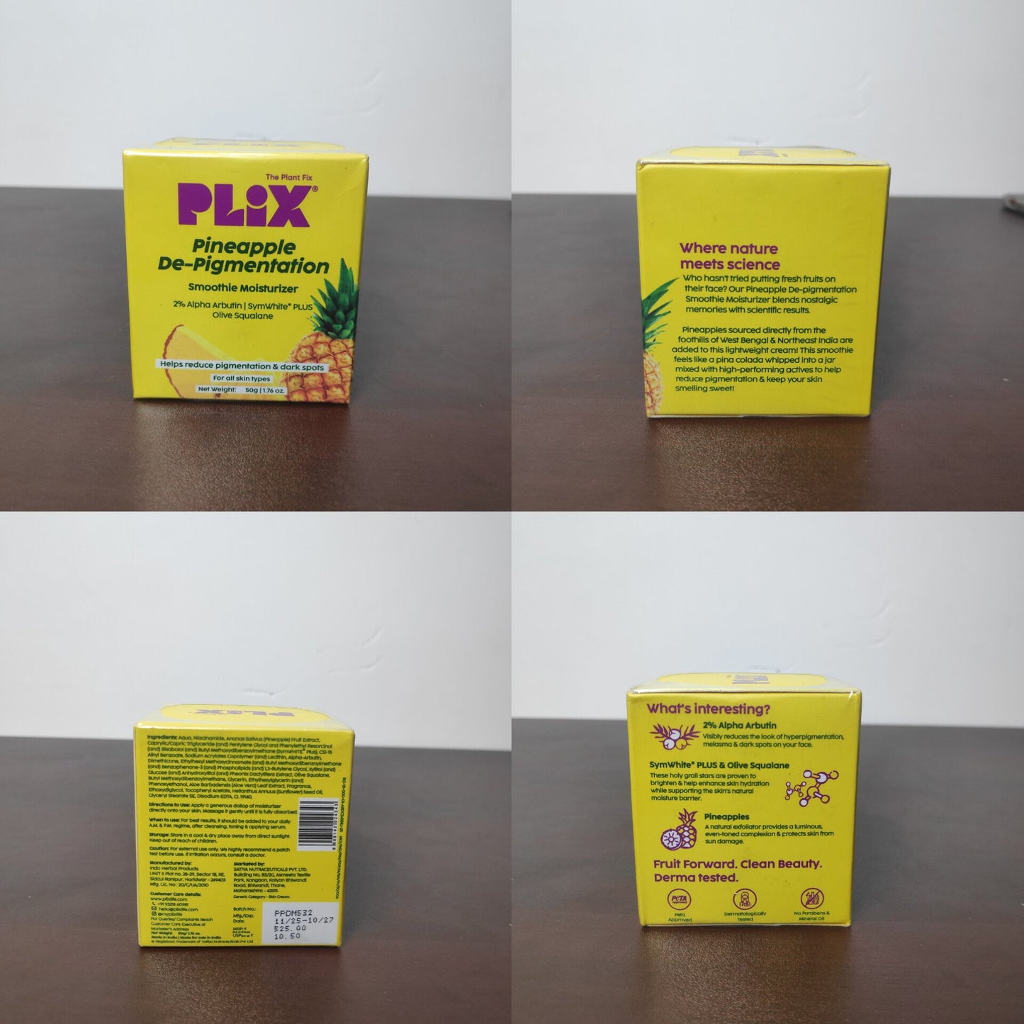 PLIX The Plant Fix Pineapple Depigmentation Face Cream 50g