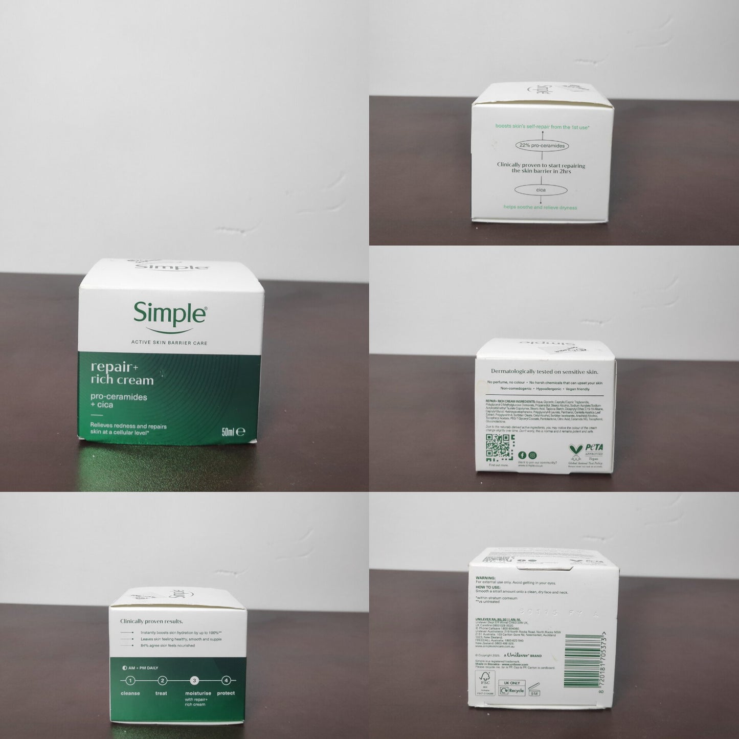 Simple Repair+ Rich Cream 50ml