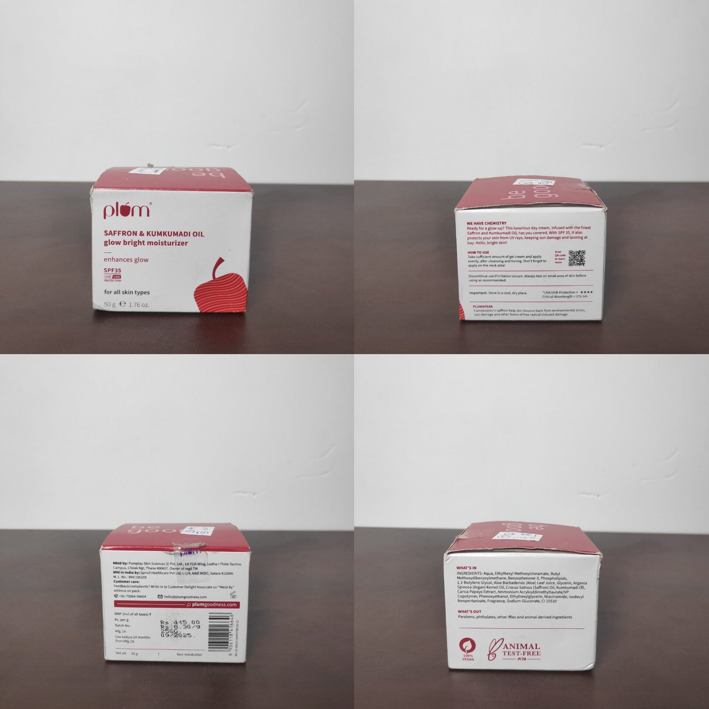 Plum Saffron & Kumkumadi Glow Moisturizer (50g)