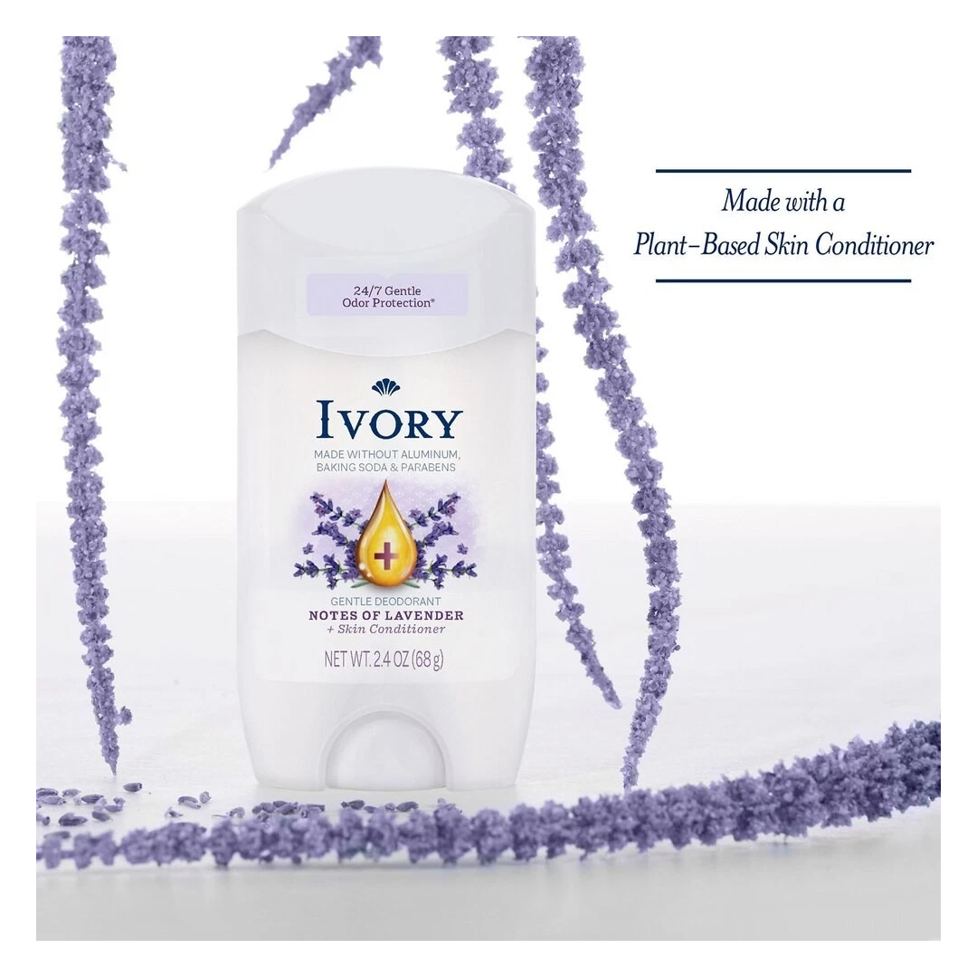 Ivory Gentle Lavender Deodorant Stick 68g