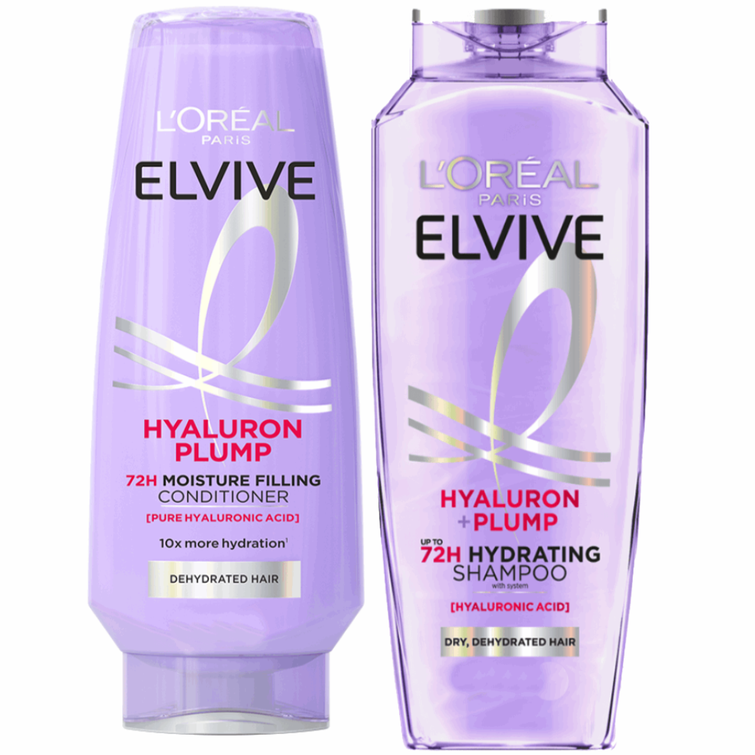 L'Oréal Paris Elvive Hyaluron Plump Shampoo & Conditioner (340ml)