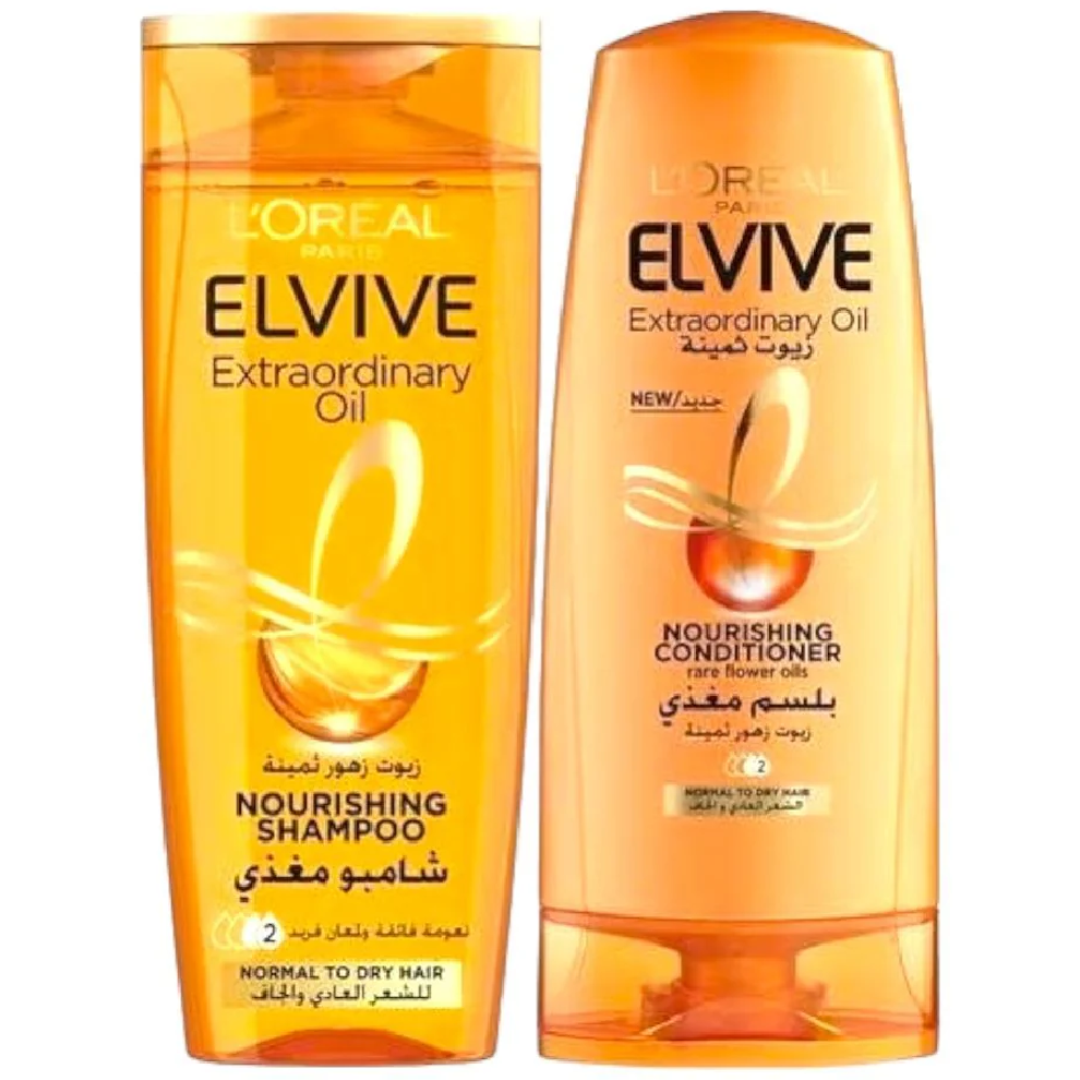 L'Oréal Paris Elvive Extraordinary Oil Shampoo 400ml + Conditioner 360ml