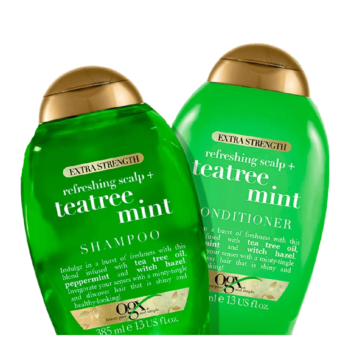 OGX Tea Tree Mint Shampoo & Conditioner Set 382ml