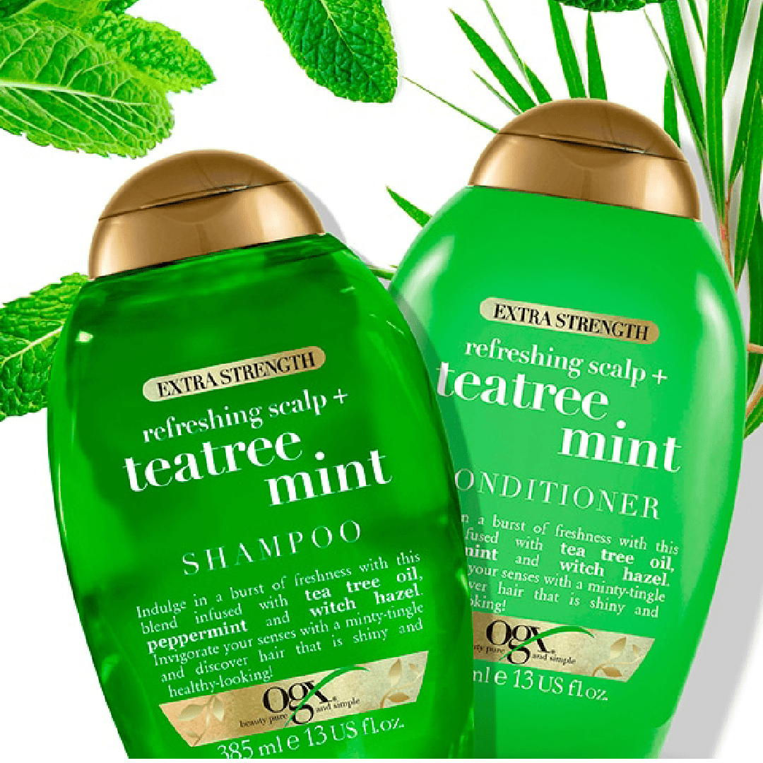 OGX Tea Tree Mint Shampoo & Conditioner Set 382ml