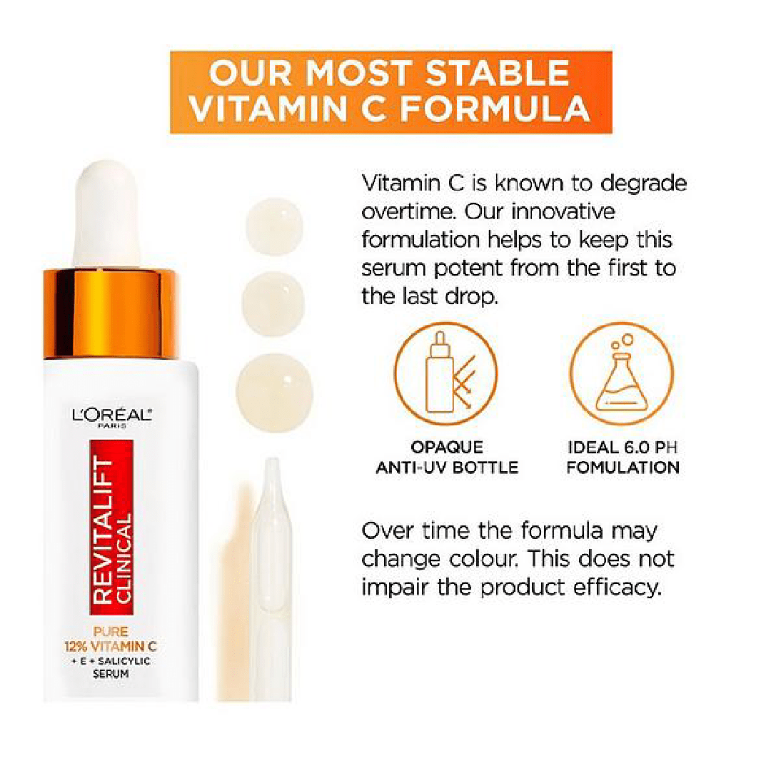L’Oréal Revitalift 12% Vitamin C Serum 30ml