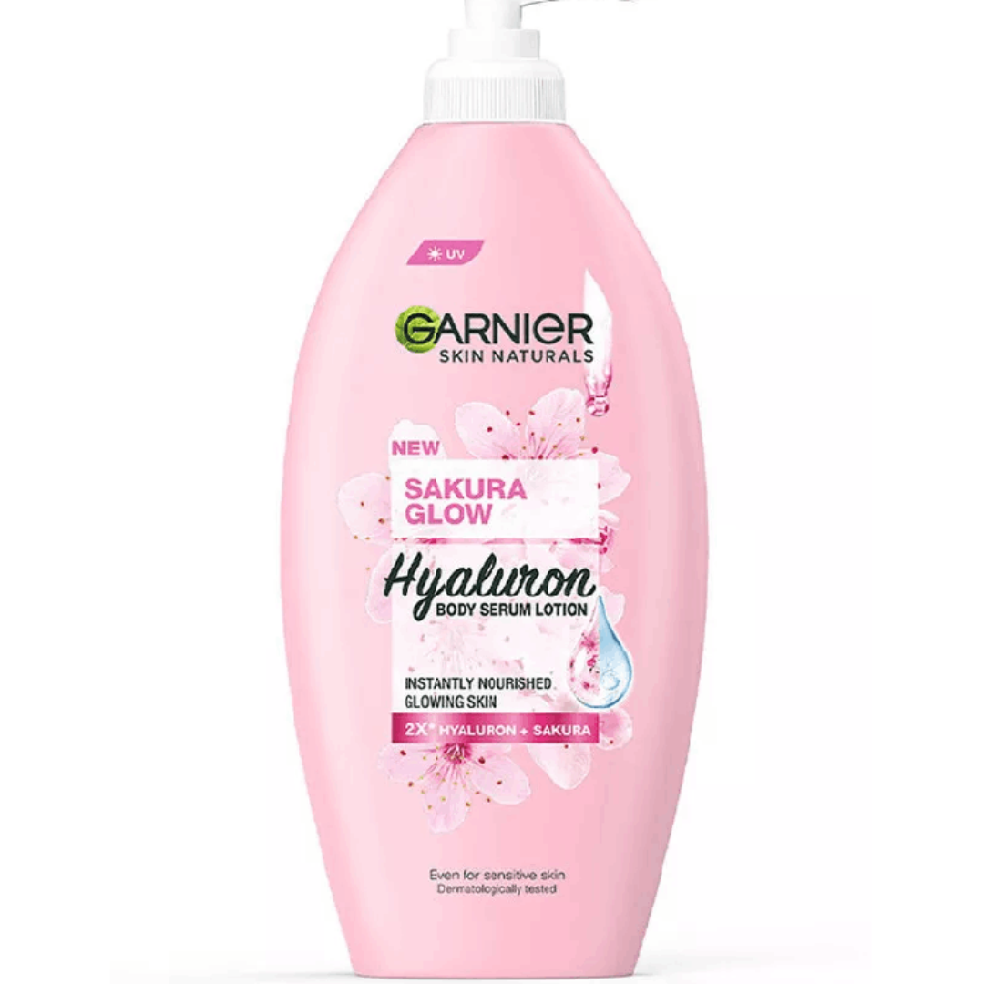 Garnier Sakura Glow Body Serum Lotion 400ml