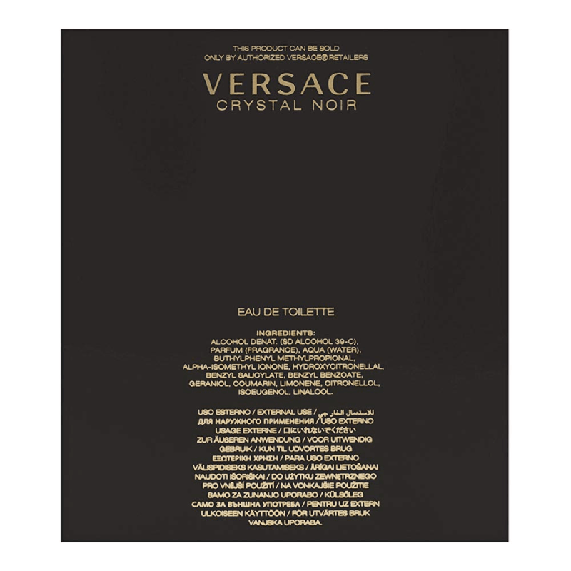 Versace Crystal Noir Eau de Toilette Spray