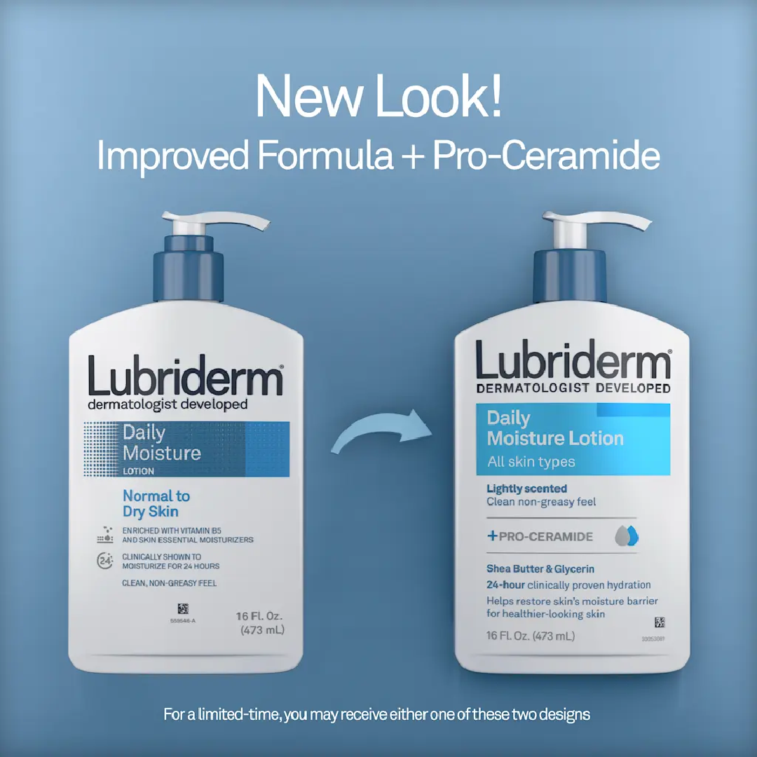 Lubriderm Daily Moisture Lotion All Skin Types 177ml