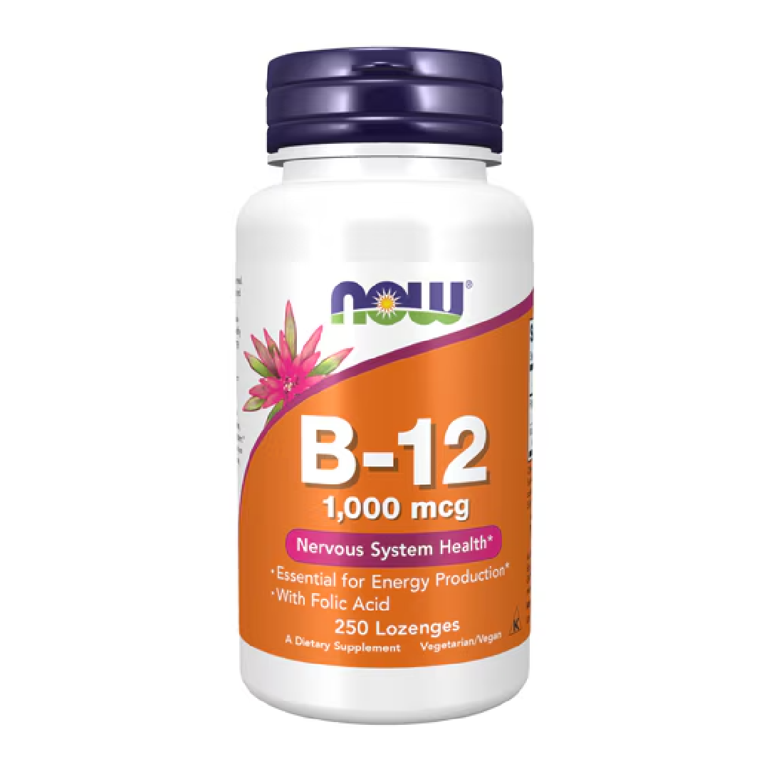 NOW Foods Vitamin B-12 1000 mcg 250 Lozenges