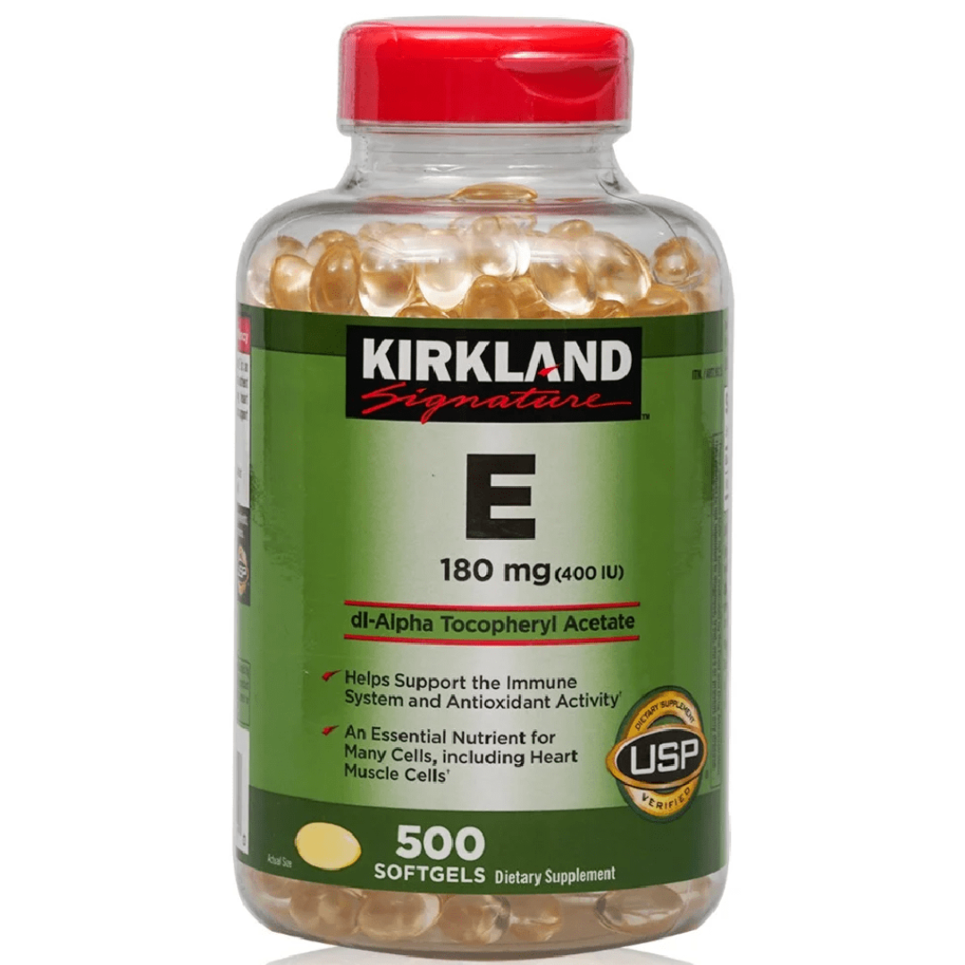 Kirkland Signature Vitamin E 180mg (400 IU) 500 Softgels