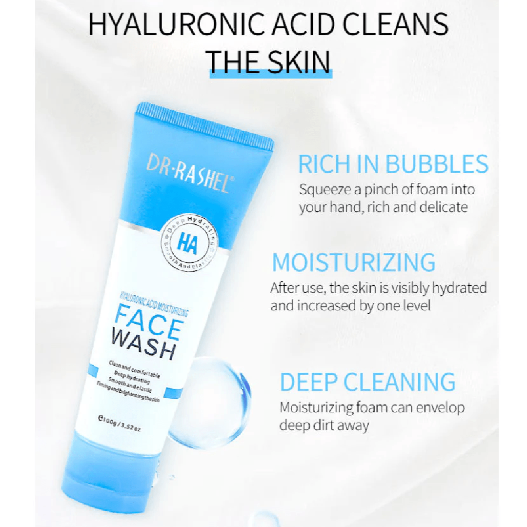 Dr.Rashel Hyaluronic Acid Moisturizing Face Wash 100g