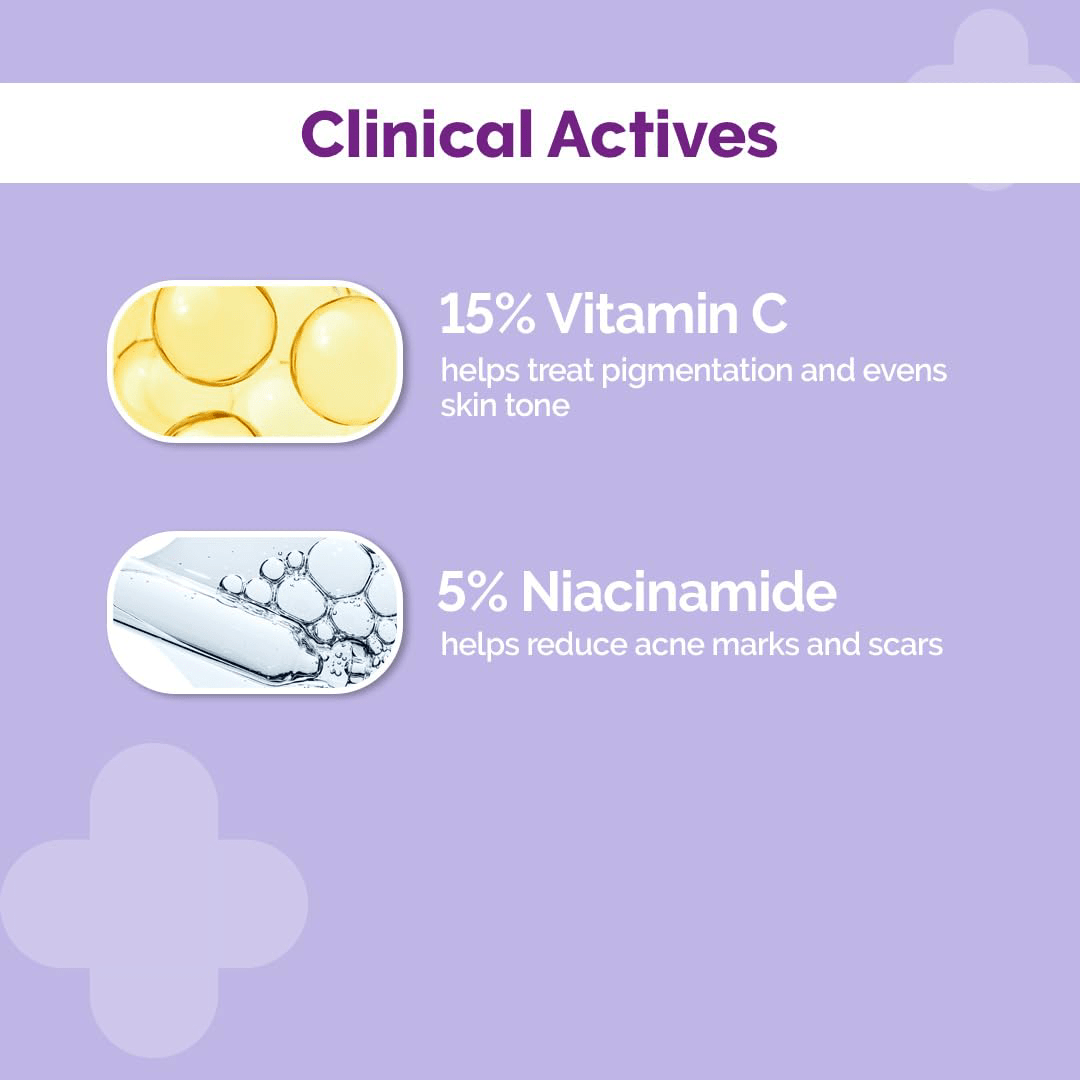 The Derma Co 15% Vitamin C Brightening Face Serum 30ml