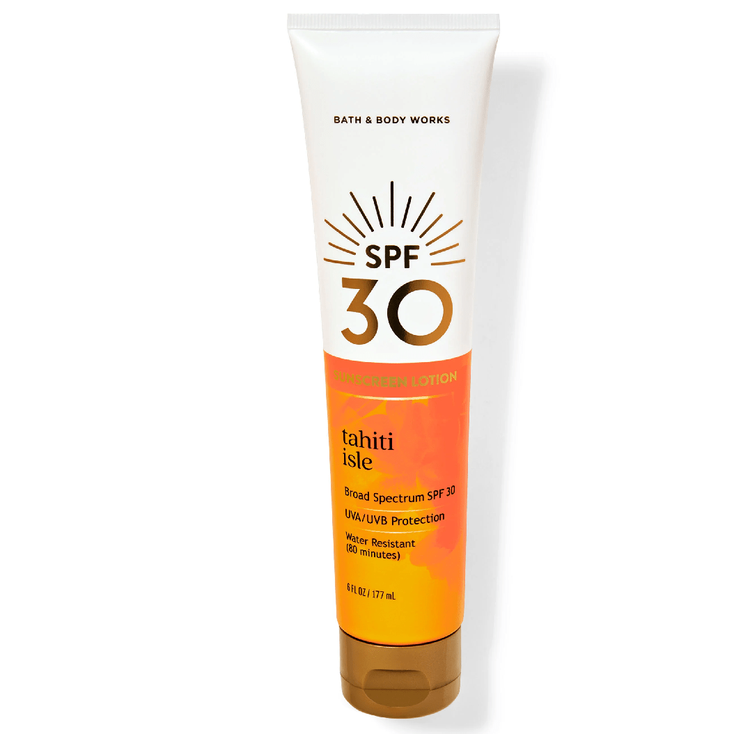 ( Discounted Product ) Bath & Body Works Tahiti Isle Water Resistant Sunscreen Lotion SPF 30 – 177ml
