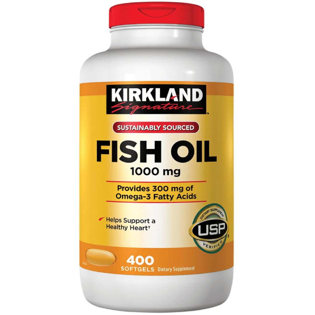 Kirkland Signature Fish Oil 1000mg (400 Softgels)