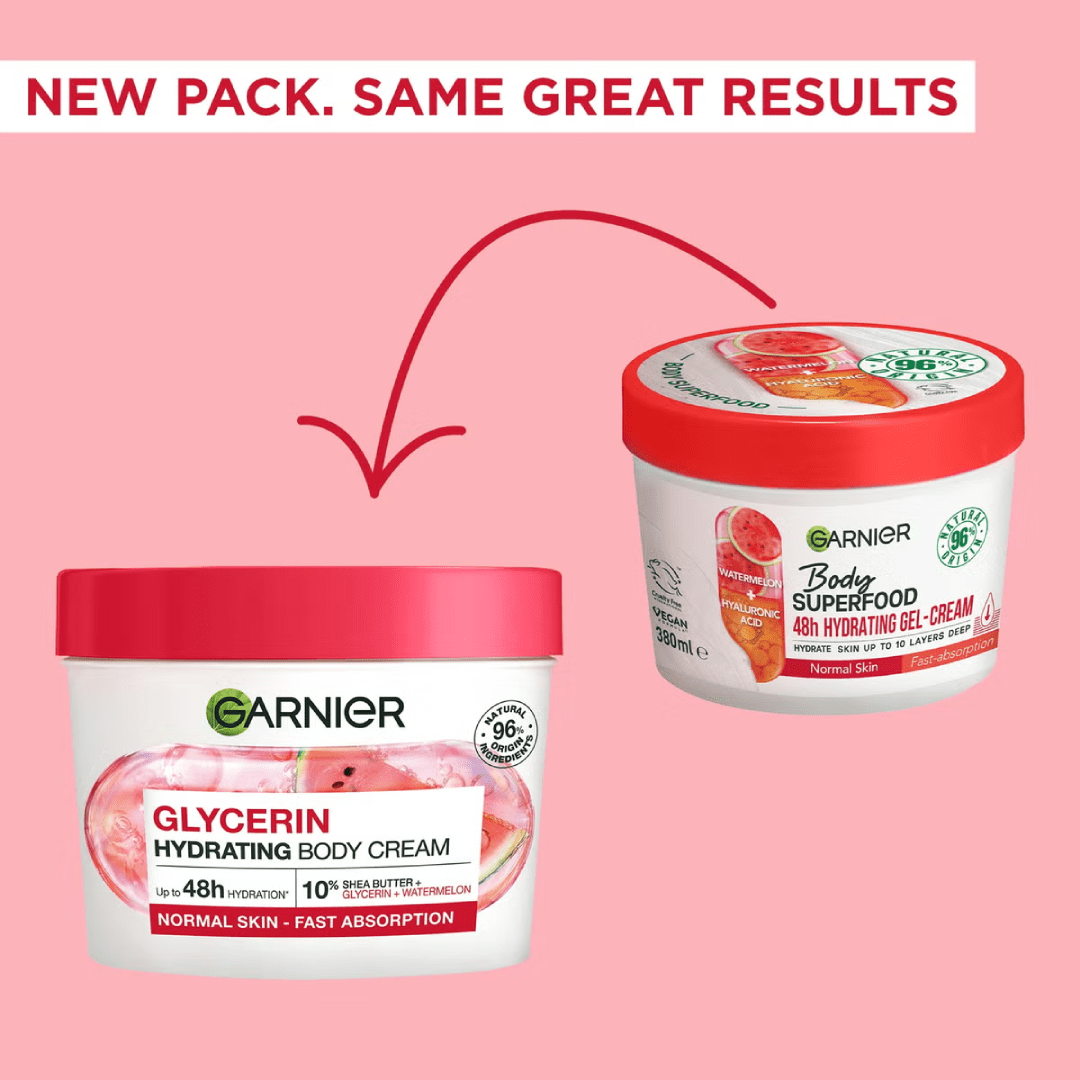 Garnier Body Superfood Watermelon Gel Cream 380ml
