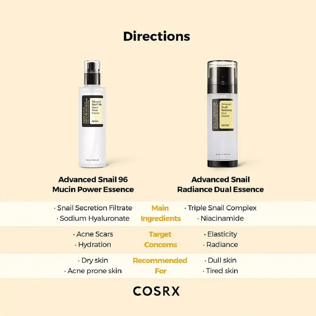 ( Discounted Product ) COSRX Advanced Snail Radiance Dual Essence 80ml