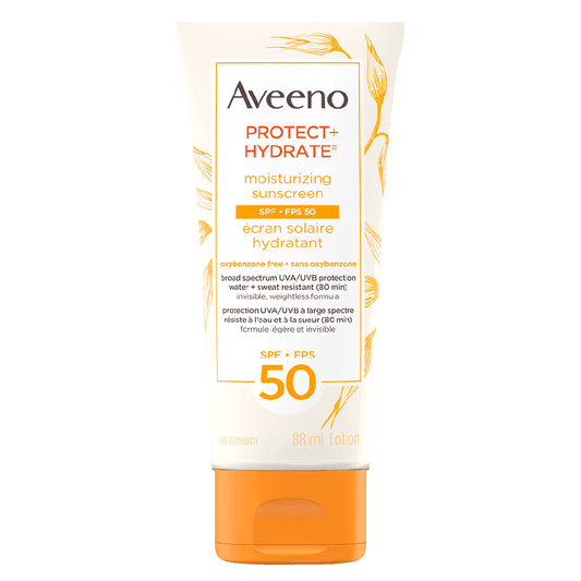( Discounted Product ) AVEENO Protect & Hydrate SPF 50 Sunscreen 88ml (Copy)