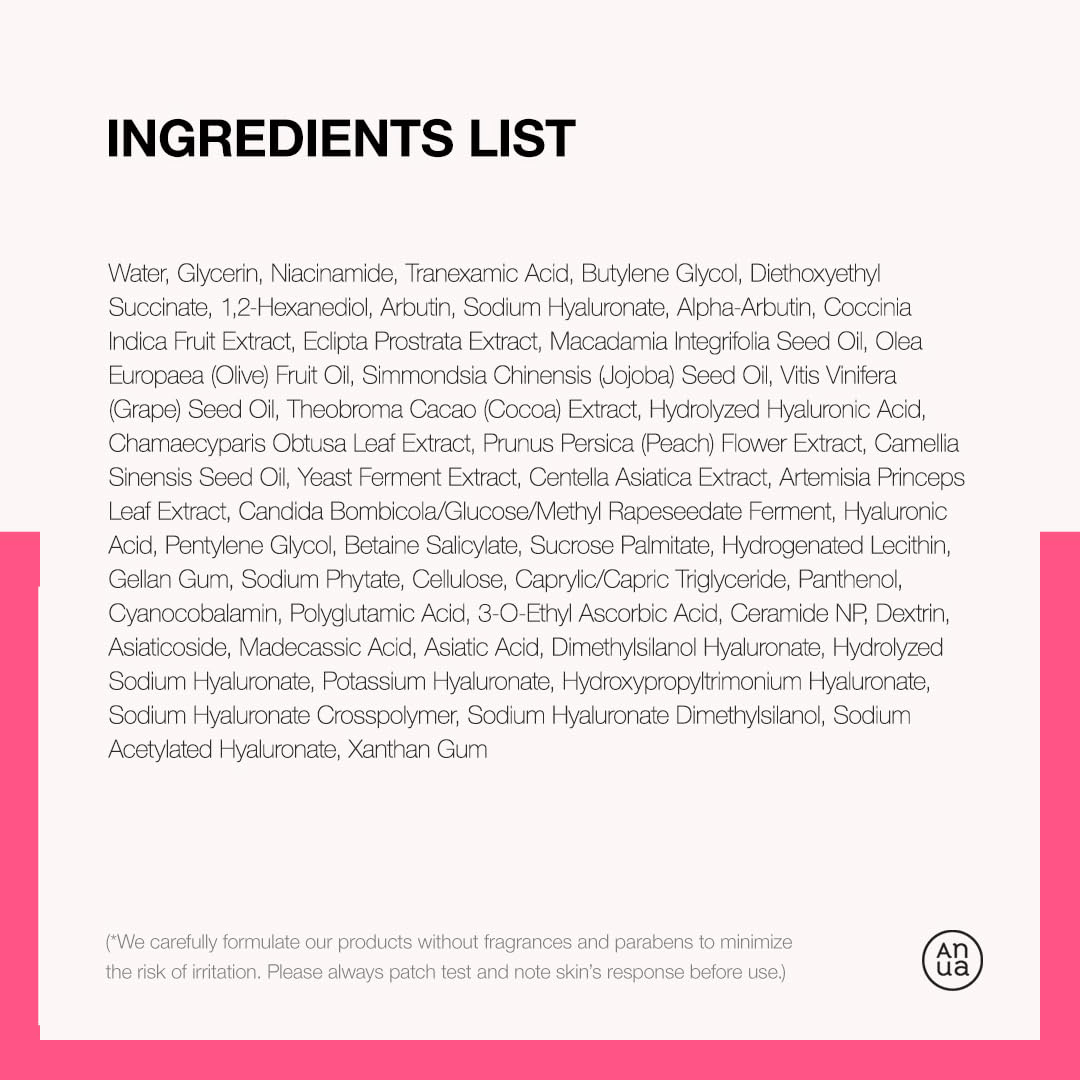 Anua Niacinamide 10% + TXA 4% Serum 30ml