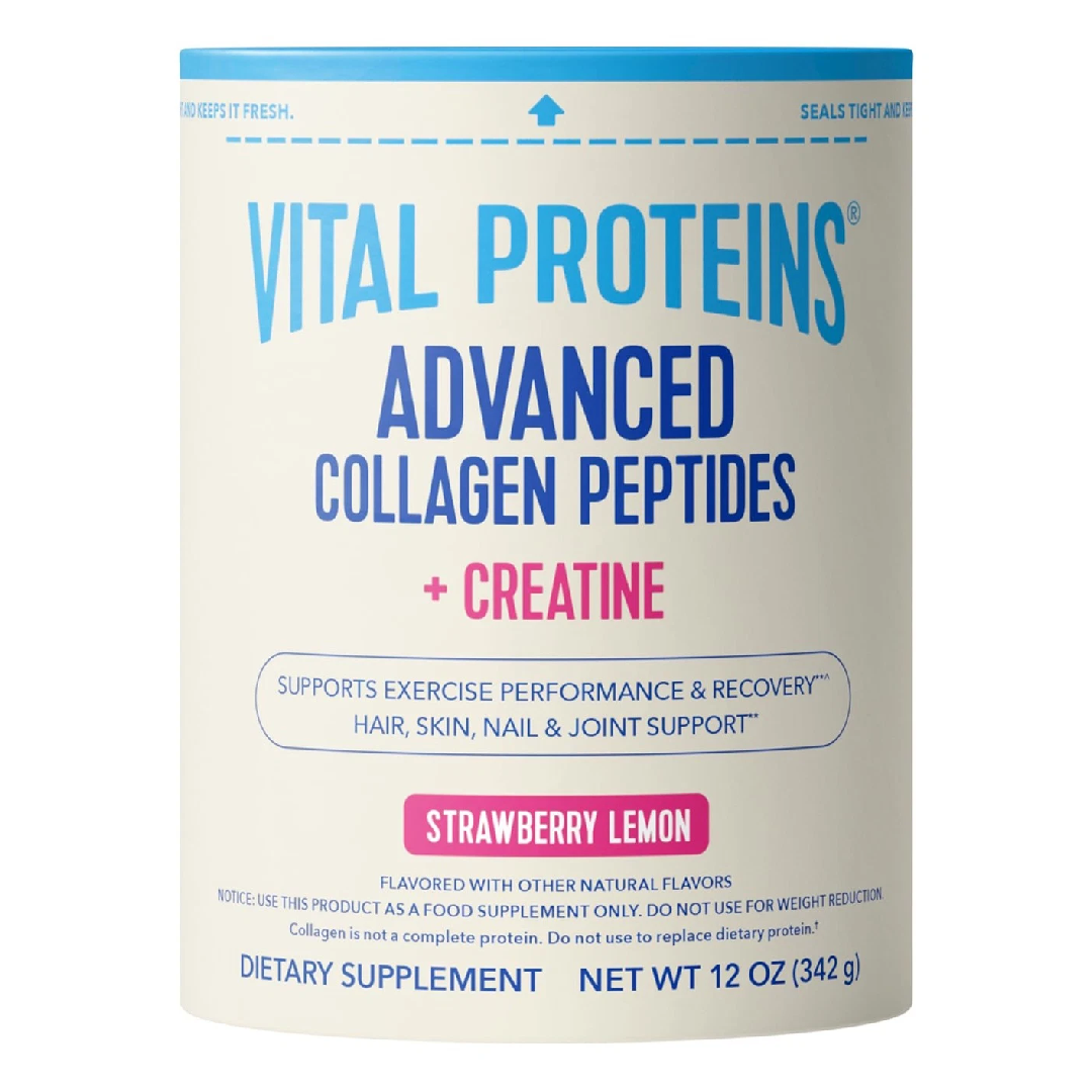 Vital Proteins Advanced Collagen Peptides + Creatine Strawberry Lemon 342g