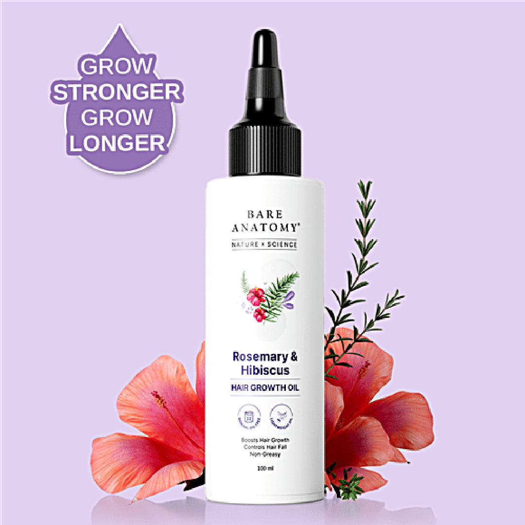 Bare Anatomy Rosemary & Hibiscus Hair Growth Oil 100ml