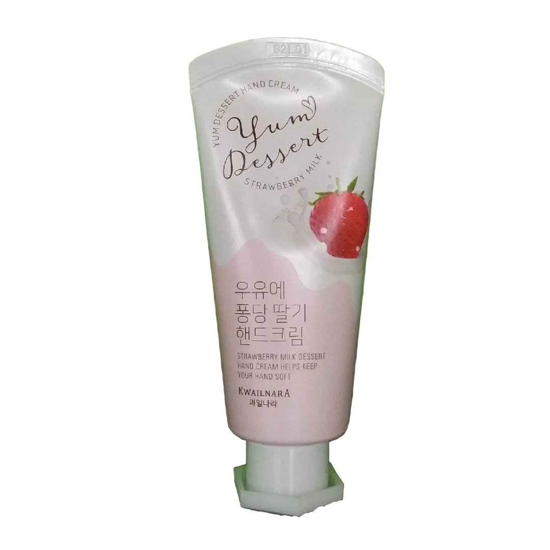 KWAILNARA Yam Dessert Hand Cream – Milk Strawberry 60g