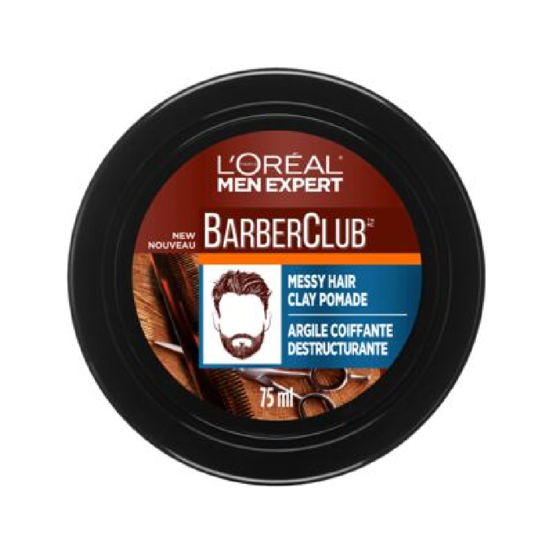 L'Oréal Men Expert BarberClub Messy Hair Clay Pomade 75ml