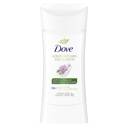 Dove Advanced Care Antiperspirant Stick – Waterlily & Cherry Blossom