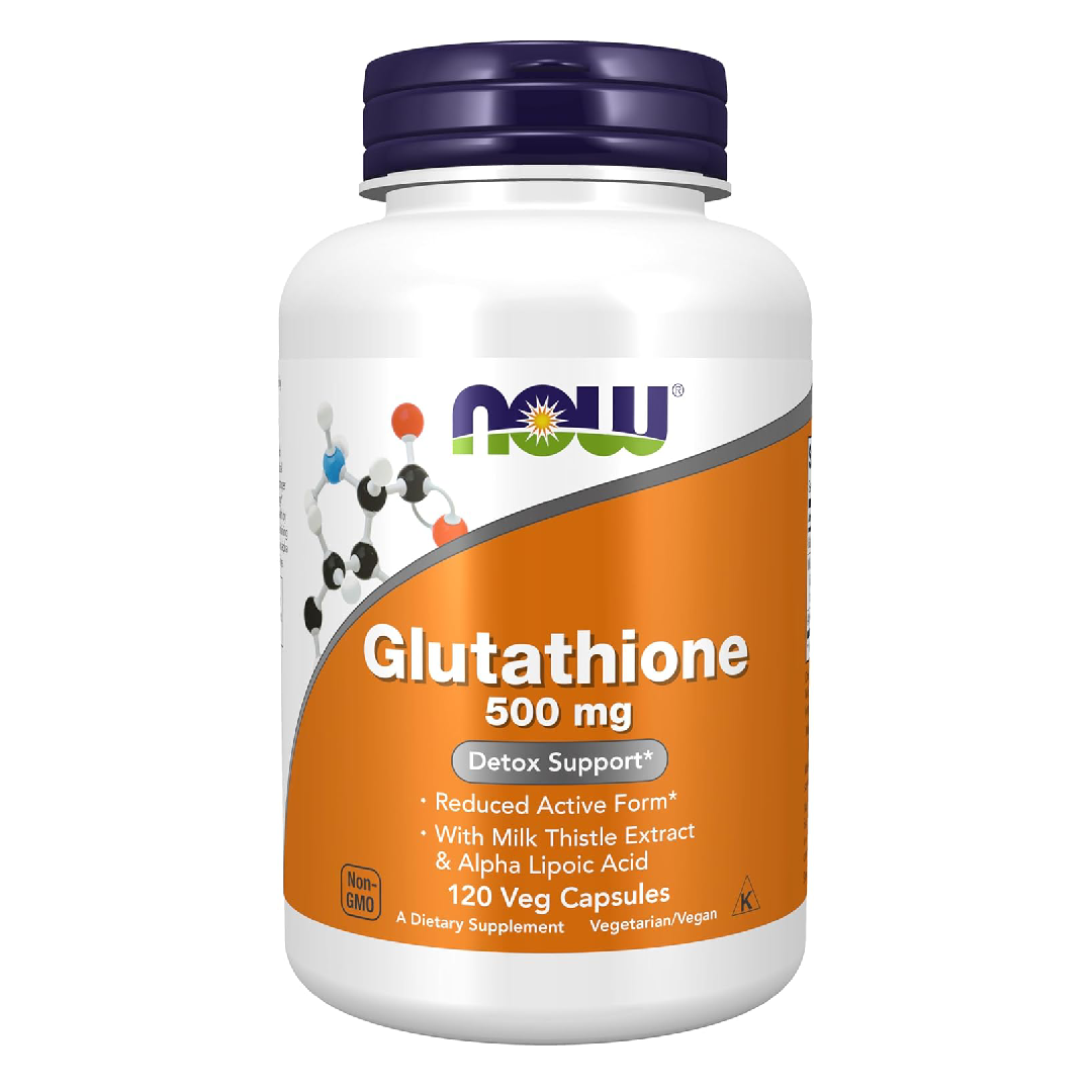 NOW Foods Glutathione 500mg 120 Veg Capsules