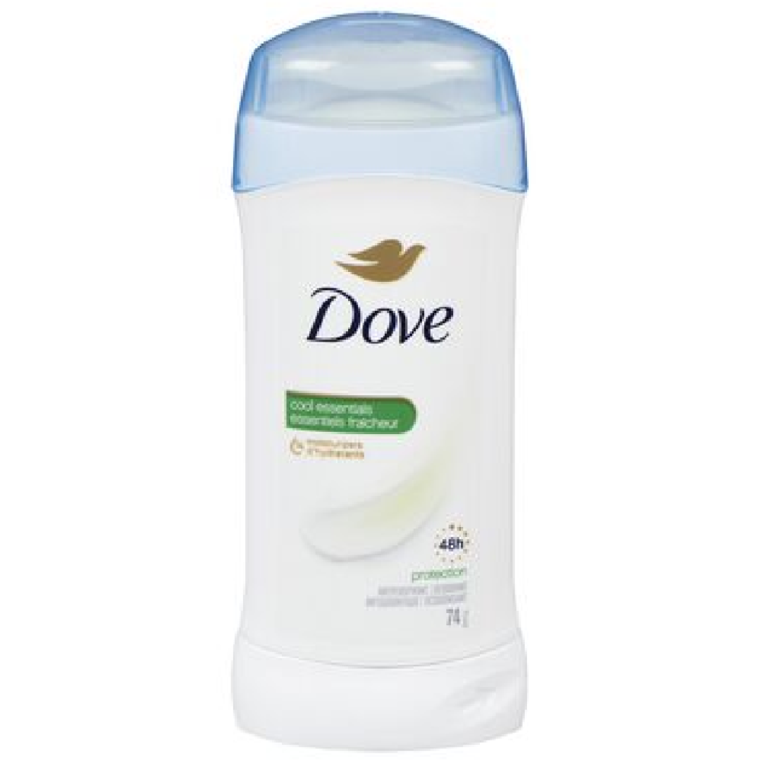 Dove Cool Essentials Invisible Solid Antiperspirant 74g