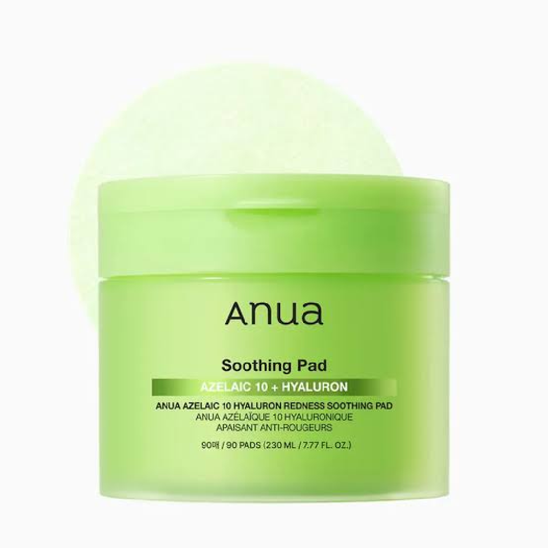 Anua Azelaic 10% Hyaluron Redness Soothing Pad (90pads)
