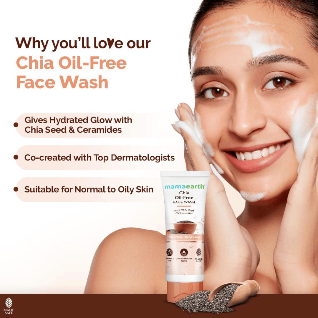 Mamaearth Chia Oil-Free Moisturizer 80g