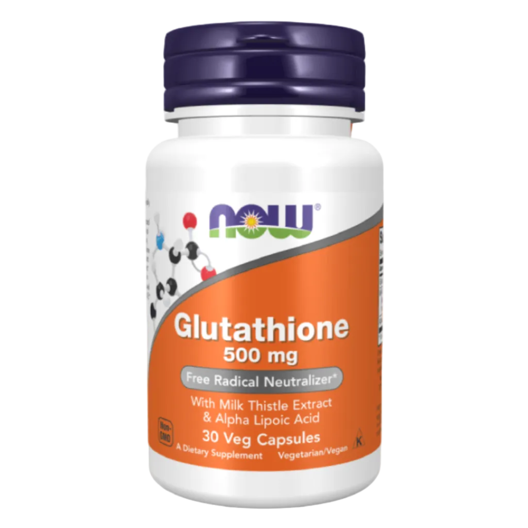 NOW Foods Glutathione 500 mg Veg Capsules