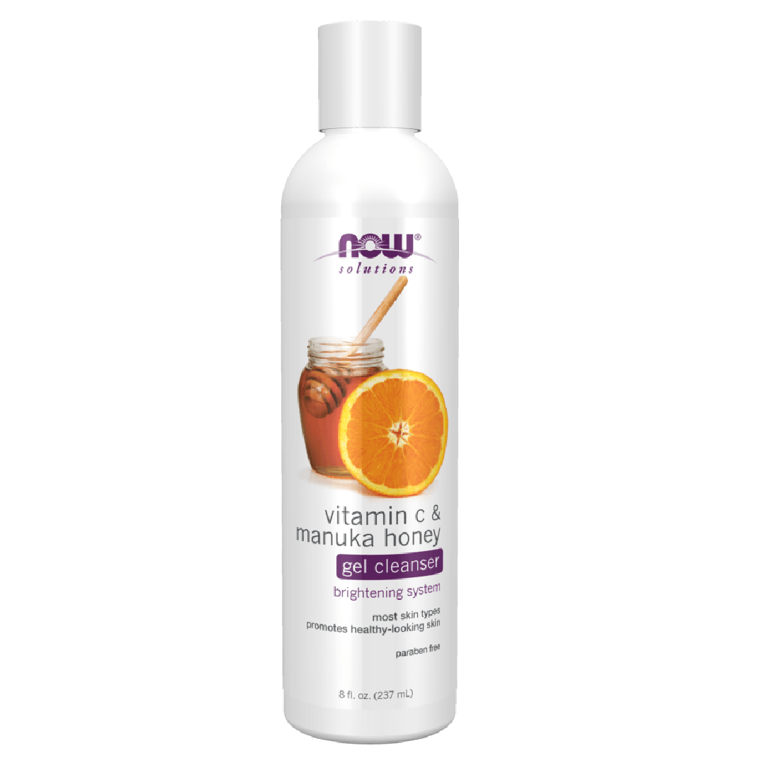 NOW Foods Vitamin C & Manuka Honey Gel Cleanser