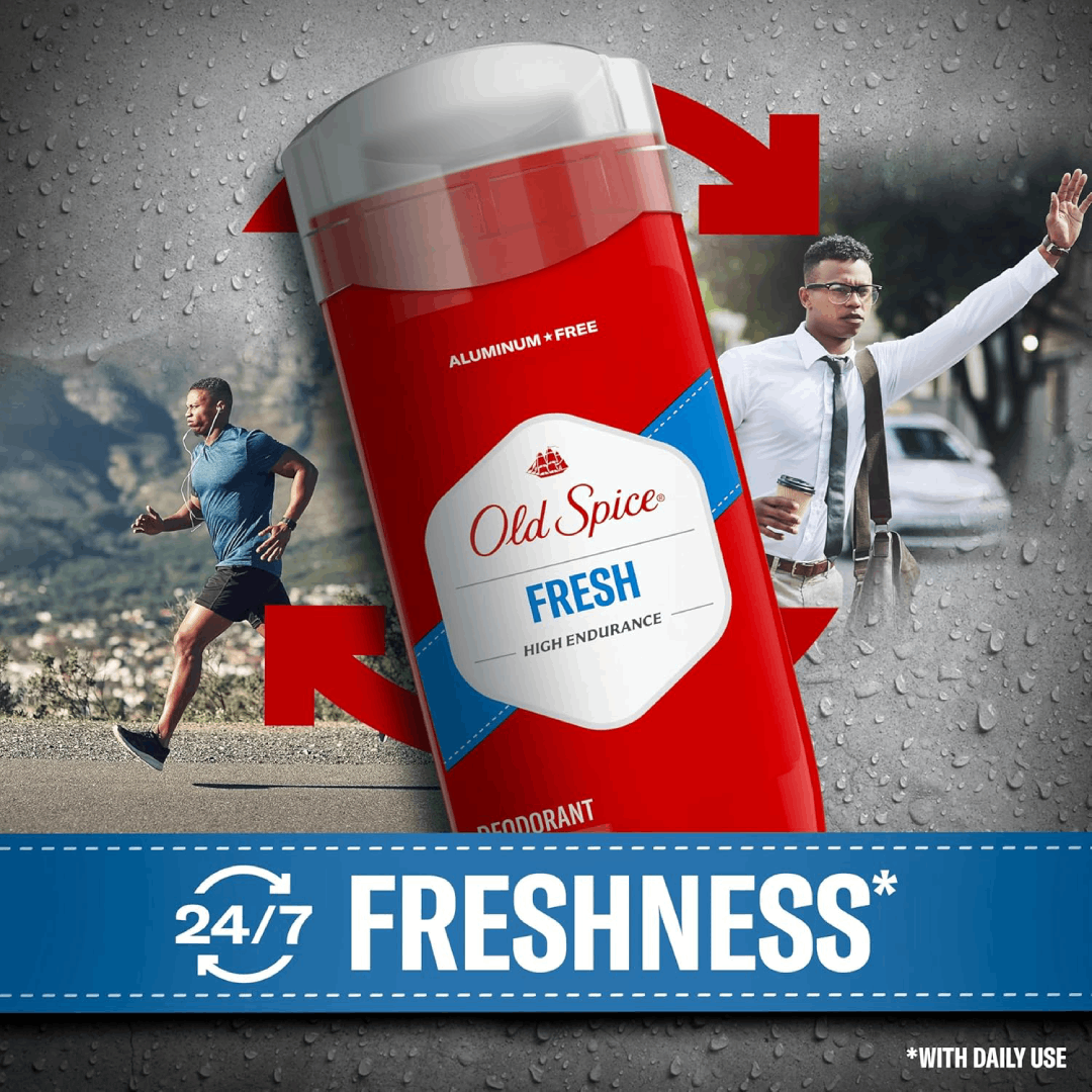 Old Spice Fresh Fraicheur Long Lasting Stick Deodorant 85g