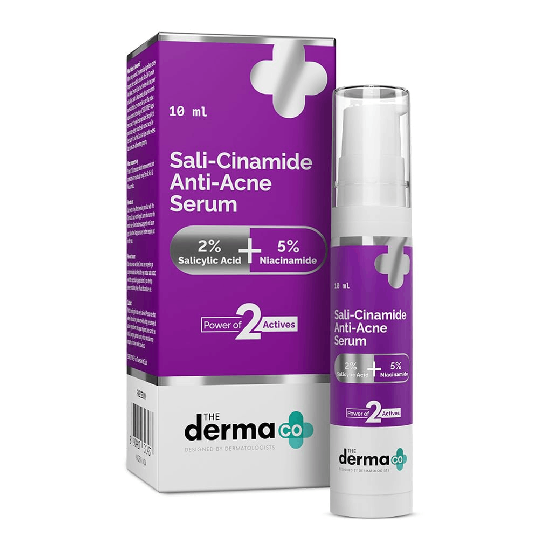 The Derma Co Sali-Cinamide Anti-Acne Face Serum 10ml
