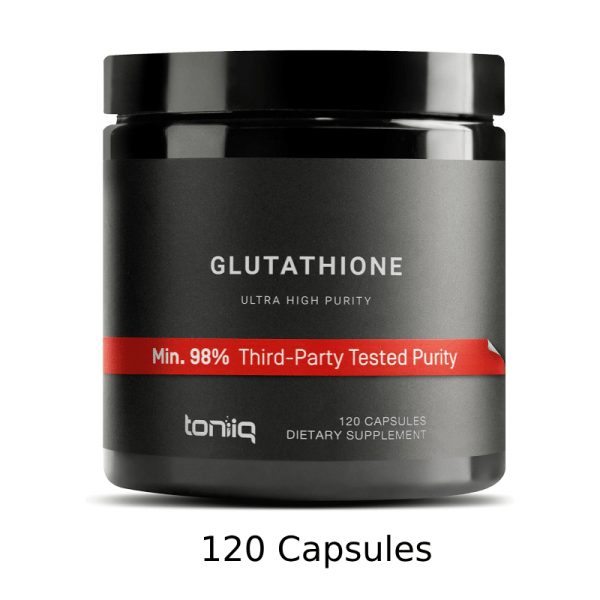Toniiq Ultra High Strength Glutathione Capsules - 120 Capsules