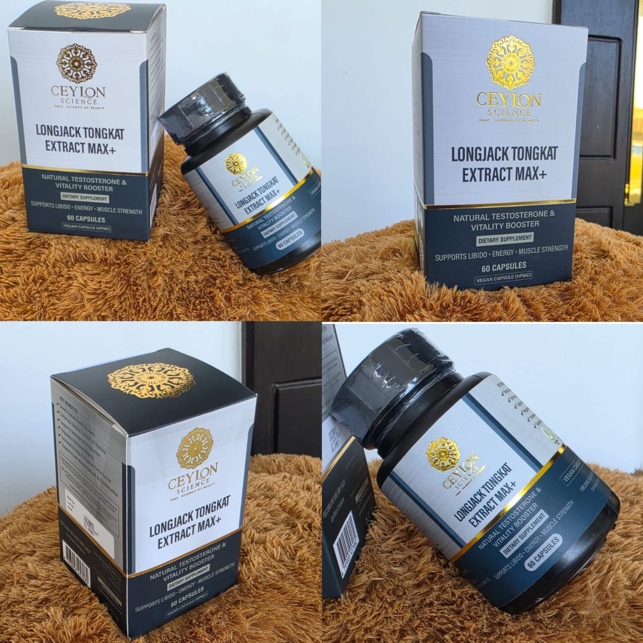 Ceylon Science Longjack Tongkat Extract Max+ 60 Veg Capsules