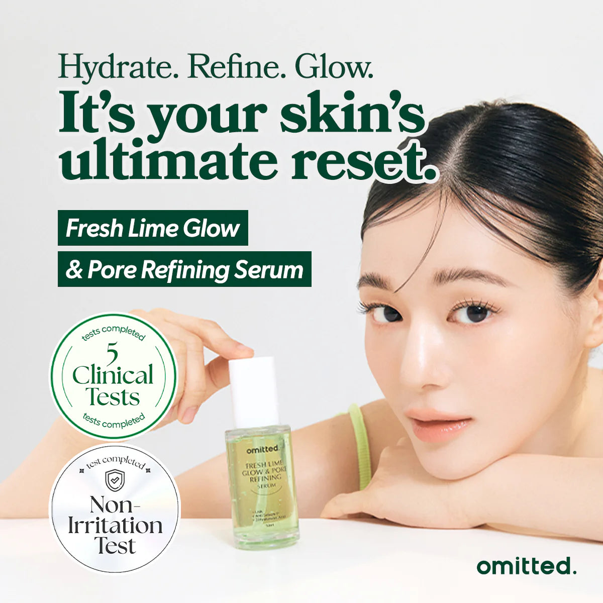 Omitted Fresh Lime Glow & Pore Refining Serum 50ml
