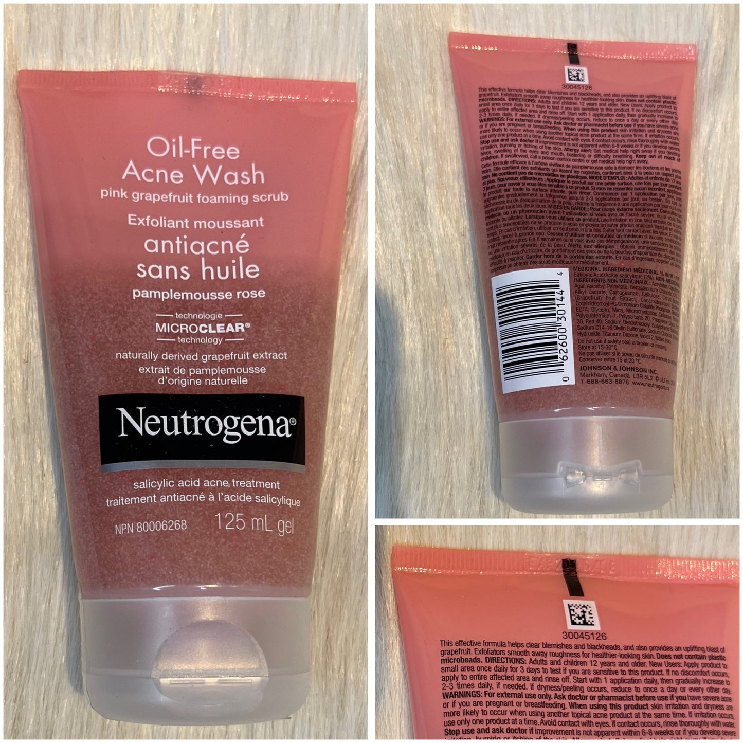 Neutrogena Oil-Free Acne Wash Pink Grapefruit Foaming Scrub