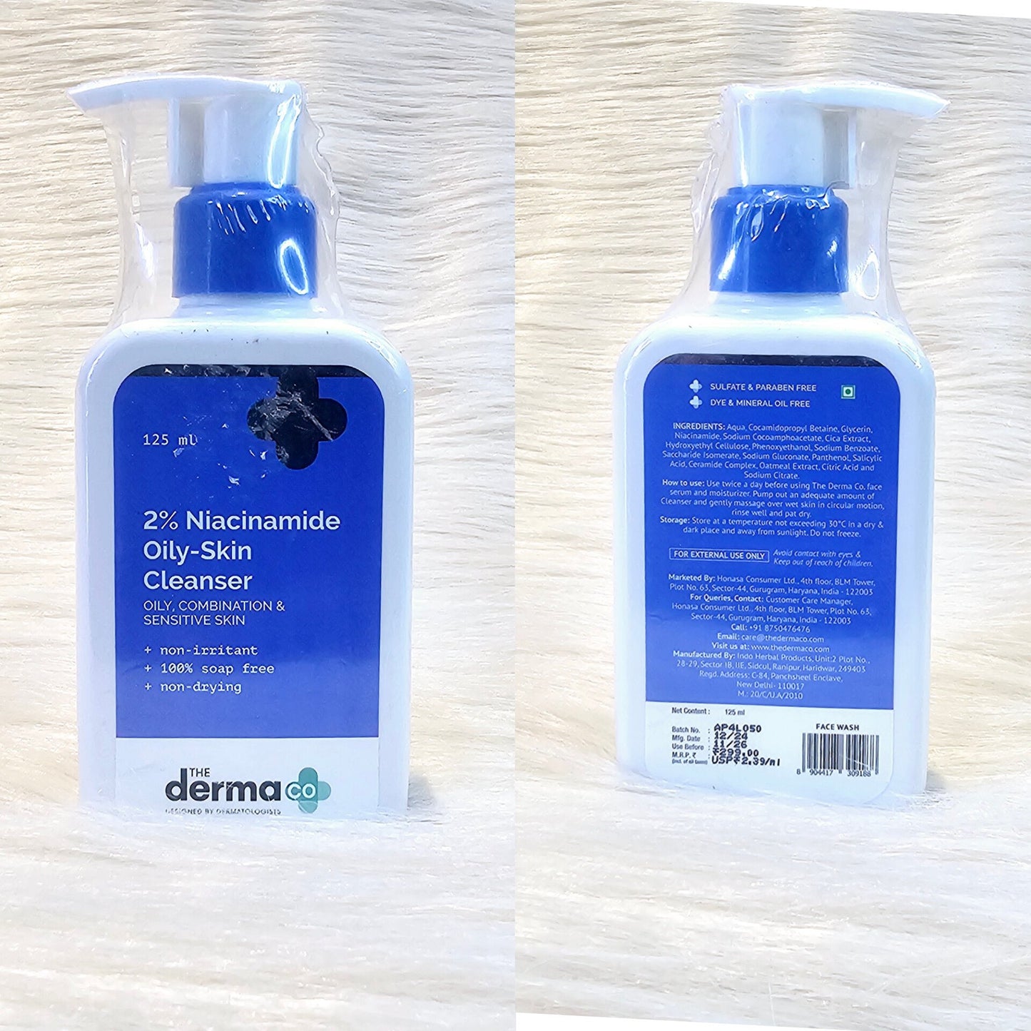 The Derma Co 2% Niacinamide Cleanser 125ml