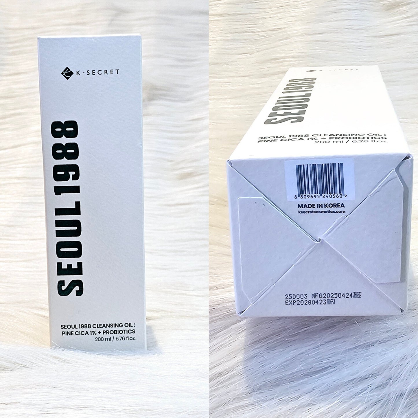 K-SECRET SEOUL 1988 Cleansing Oil: Pine Cica 1% + Probiotics (200ml)
