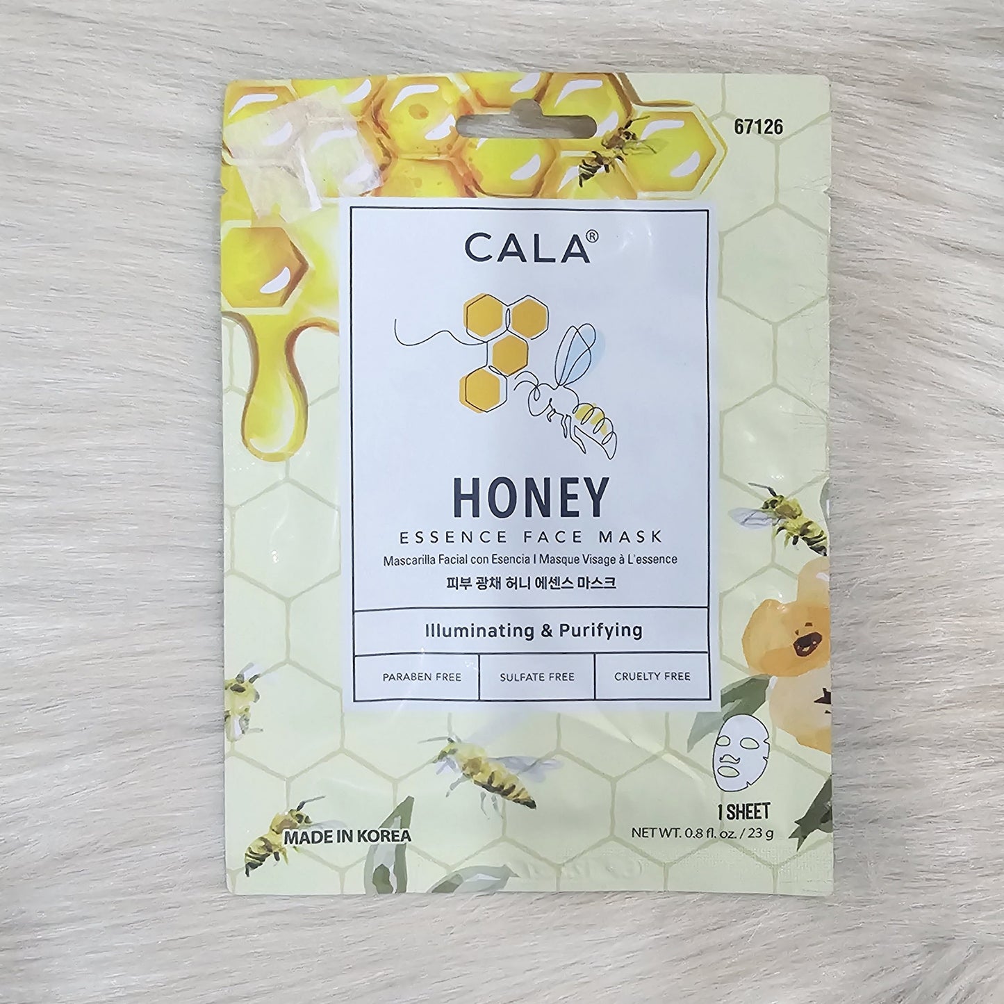 CALA Honey Illuminating Essence Face Mask 23g (1 Sheet)