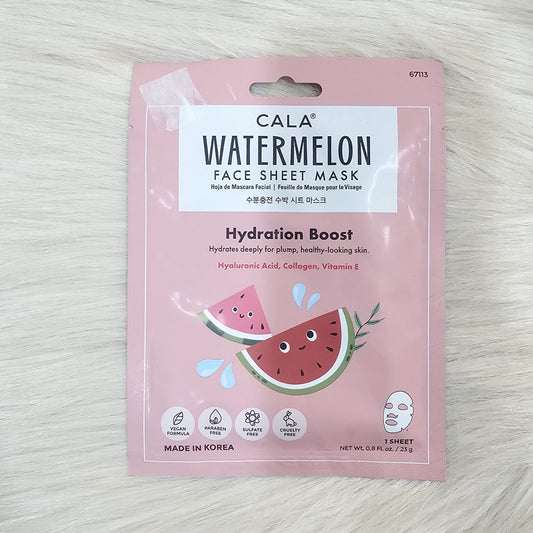 CALA Watermelon Face Sheet Mask 23g (1 Sheet)